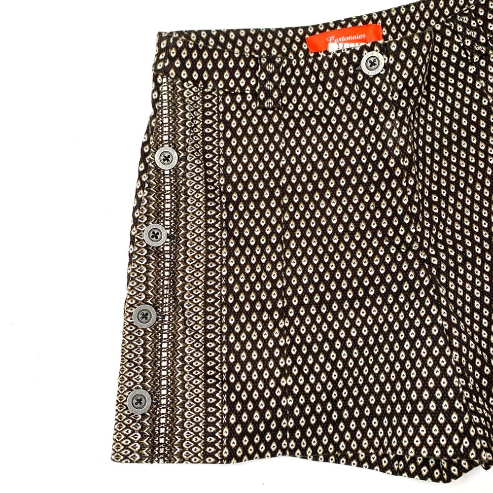 Anthropologie Cartonnier Sarah high rise print shorts- 4 - Picture 4 of 9